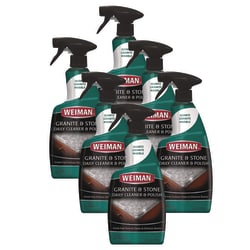 Essendant&nbsp;WEIMAN Granite Cleaner and Polish  Citrus Scent  24 oz Spray Bottle  6/Carton