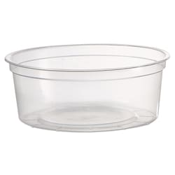 Essendant&nbsp;WNA Deli Containers  8 oz  Clear  Plastic  50/Pack  10 Pack/Carton