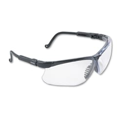 Essendant&nbsp;Honeywell Uvex Genesis Wraparound Safety Glasses  Black Plastic Frame  Clear Lens