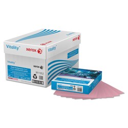 Essendant&nbsp;xerox Multipurpose Pastel Colored Paper  20 lb Bond Weight  8 5x11  Pink  500/Ream