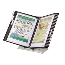 Essendant djois by Tarifold Desktop Reference Starter Set  10 Antimicrobial Wire-Reinforced Pockets