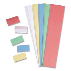 Essendant U Brands Data Card Replacement  2x1  Assorted Colors  1 000/Pack