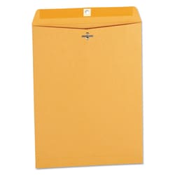 Essendant&nbsp;Universal Kraft Clasp Envelope  12 1/2  Square Flap  Clasp/Gummed Closure  9 5x12 5  Brown Kraft  100/Box