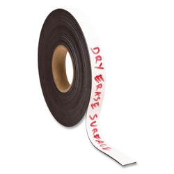 Essendant&nbsp;U Brands Dry Erase Magnetic Tape Roll  1x50 ft  White