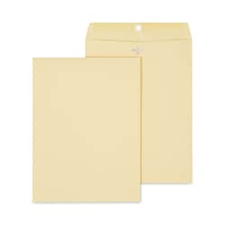 Essendant&nbsp;Universal Kraft Clasp Envelope  10 1/2  Square Flap  Clasp/Gummed Closure  9x12  Brown Kraft  100/Box