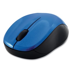 Essendant&nbsp;Verbatim Silent Wireless Blue LED Mouse  2 4 GHz Frequency/32 8 ft Wireless Range  Left/Right Hand Use  Blue