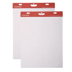 Essendant&nbsp;Universal Renewable Resource Sugarcane Based Easel Pads  Unruled  27x34  White  50 Sheets  2/Carton