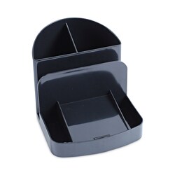 Essendant&nbsp;Universal Deluxe Message Center  6 Compartments  Plastic  5 5x6 75x5  Black