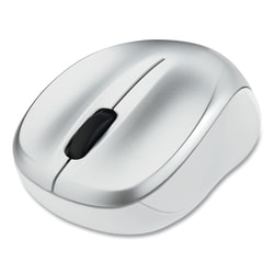 Essendant&nbsp;Verbatim Silent Wireless Blue LED Mouse  2 4 GHz Frequency/32 8 ft Wireless Range  Left/Right Hand Use  Silver
