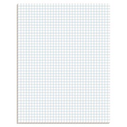 Essendant&nbsp;Ampad Quadrille Pads  Quadrille Rule (4 sq/in)  50 White (Heavyweight 20 lb Bond) 8 5x11 Sheets