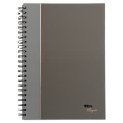 Essendant&nbsp;TOPS Royale Wirebound Business Notebooks  1-Subject  Medium/College Rule  Black/Gray Cover  (96) 11 75x8 25 Sheets