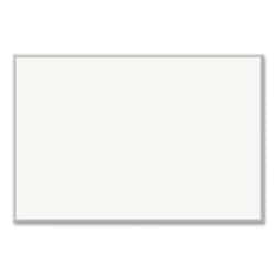 Essendant&nbsp;U Brands Magnetic Dry Erase Board with Aluminum Frame  72x48 (Actual Size- 70x47)  White Surface  Satin Aluminum Frame