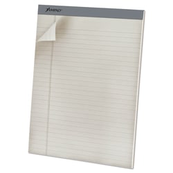 Essendant&nbsp;Ampad Pastel Writing Pads  Wide/Legal Rule  Dove Gray Headband  50 Gray 8 5x11 75 Sheets  Dozen