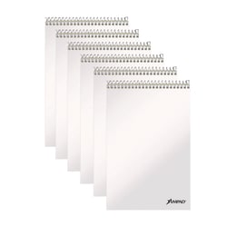 Essendant&nbsp;Ampad Steno Pads  Gregg Rule  Green Cover  80 Green-Tint 6x9 Sheets  6/Pack