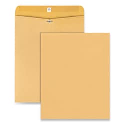 Essendant&nbsp;Universal Kraft Clasp Envelope  105  Square Flap  Clasp/Gummed Closure  11 5x14 5  Brown Kraft  100/Pack