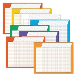 Essendant&nbsp;TREND Jumbo Incentive Charts  Horizontal Orientation  28x22  Assorted Colors  8/Pack