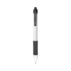 Essendant&nbsp;Zebra Sarasa Dry X20plus  Gel Pen  Retractable  Fine 0 7 mm  Black Ink  White/Black Barrel  Dozen