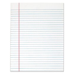 Essendant&nbsp;TOPS The Legal Pad Glue Top Pads  Wide/Legal Rule  50 White 8 5x11 Sheets  12/Pack