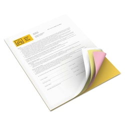 Essendant&nbsp;xerox Revolution Carbonless 4-Part Paper  8 5x11  White/Canary/Pink/Goldenrod  5 000/Carton