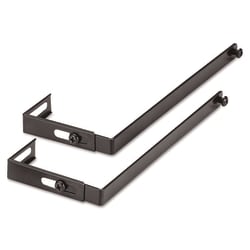 Essendant&nbsp;Universal Adjustable Cubicle Hangers  Black  2/Set