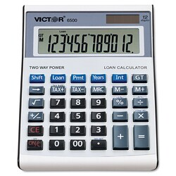 Essendant&nbsp;Victor 6500 Executive Desktop Loan Calculator  12-Digit LCD