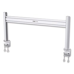 Essendant Tripp Lite by Eaton Slat Rail with Posts for Slat Wall System for 32 TVs  8 1wx5 7dx5 51h  Silver  Supports 33 lb