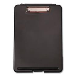Essendant Universal Storage Clipboard  0 5 Clip Capacity  Holds 8 5x11 Sheets  Black
