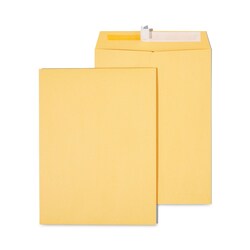 Essendant Universal Peel Seal Strip Catalog Envelope  10 1/2  Square Flap  Self-Adhesive Closure  9x12  Natural Kraft  100/Box