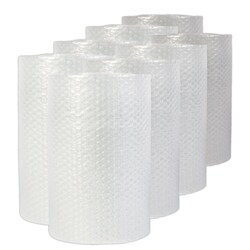 Essendant&nbsp;Universal Bubble Packaging  0 19 Thick  12x200 ft  Perforated Every 12  Clear  8/Carton