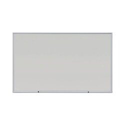 Essendant&nbsp;Universal Deluxe Melamine Dry Erase Board  60x36  White Surface  Anodized Aluminum Frame