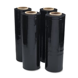 Essendant&nbsp;Universal Black Stretch Film  18x1 500 ft Roll  20 mic (80-Gauge)  4/Carton