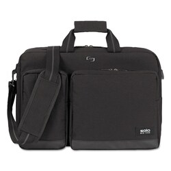 Essendant Solo Urban Hybrid Briefcase  Fits Devices Up to 15 6  Polyester  5x17 25x17 24  Black