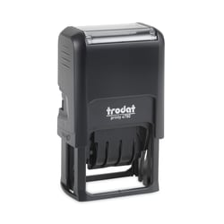 Essendant Trodat Printy Economy 5-in-1 Date Stamp  Self-Inking  1 63x1  Blue/Red