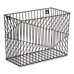 Essendant U Brands Vena Hanging File Basket  Letter Size  6 85 Long  Black