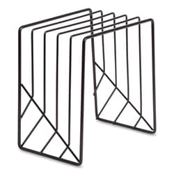 Essendant U Brands Vena Wire Letter Sorter  5 Sections  Assorted Sizes  3 94x5 24x6 1  Black