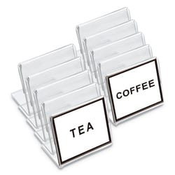 Essendant Universal Mini Table-Top Sign  1 5x2  Clear