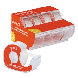Essendant Universal Invisible Tape with Handheld Dispenser  1 Core  0 75x25 ft  Clear  4/Pack