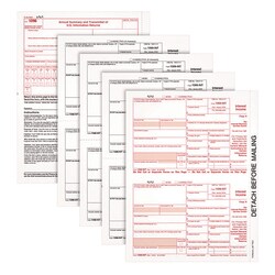 Essendant Adams 4-Part 1099-INT Tax Forms with Tax Forms Helper  Fiscal Year- 2024  4-Part Carbonless  8x5 5  2 Forms/Sheet  24 Forms Total