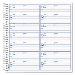 Essendant TOPS Voice Mail Message Book  One-Part (No Copies)  4x1 14  14 Forms/Sheet  1 400 Forms Total