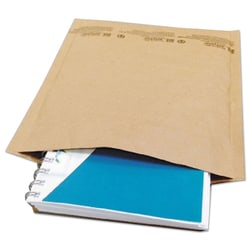 Essendant Universal Natural Self-Seal Cushioned Mailer  2  Barrier Bubble Air Cell Cushion  Self-Adhesive Closure  8 5x12  Kraft  100/Carton