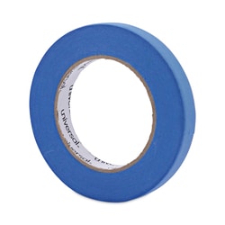 Essendant&nbsp;Universal Premium Blue Masking Tape with UV Resistance  3 Core  18 mmx54 8 m  Blue  2/Pack