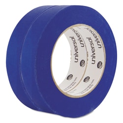 Essendant&nbsp;Universal Premium Blue Masking Tape with UV Resistance  3 Core  24 mmx54 8 m  Blue  2/Pack