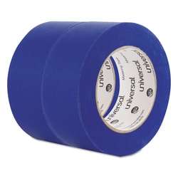 Essendant&nbsp;Universal Premium Blue Masking Tape with UV Resistance  3 Core  48 mmx54 8 m  Blue  2/Pack