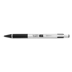 Essendant&nbsp;Zebra M-301 Mechanical Pencil  0 5 mm  HB (2)  Black Lead  Silver/Black Barrel  Dozen