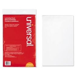 Essendant&nbsp;Universal Laminating Pouches  3 mil  9x14 5  Gloss Clear  25/Pack