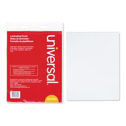 Essendant&nbsp;Universal Laminating Pouches  3 mil  9x11 5  Gloss Clear  25/Pack