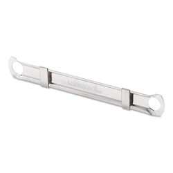 Essendant Universal Two-Piece Two-Prong Paper Fastener Compressors  2 75 Center to Center  Silver  100/Box