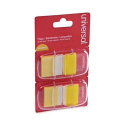 Essendant&nbsp;Universal Page Flags  Yellow  50 Flags/Dispenser  2 Dispensers/Pack
