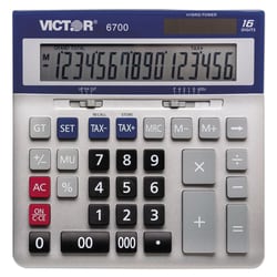 Essendant&nbsp;Victor 6700 Large Desktop Calculator  16-Digit LCD