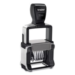 Essendant Trodat Professional Self-Inking Numberer  Six Bands/Digits  Type Size- 1 1/2  Black